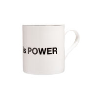 Yoko Ono PEACE is POWER mug